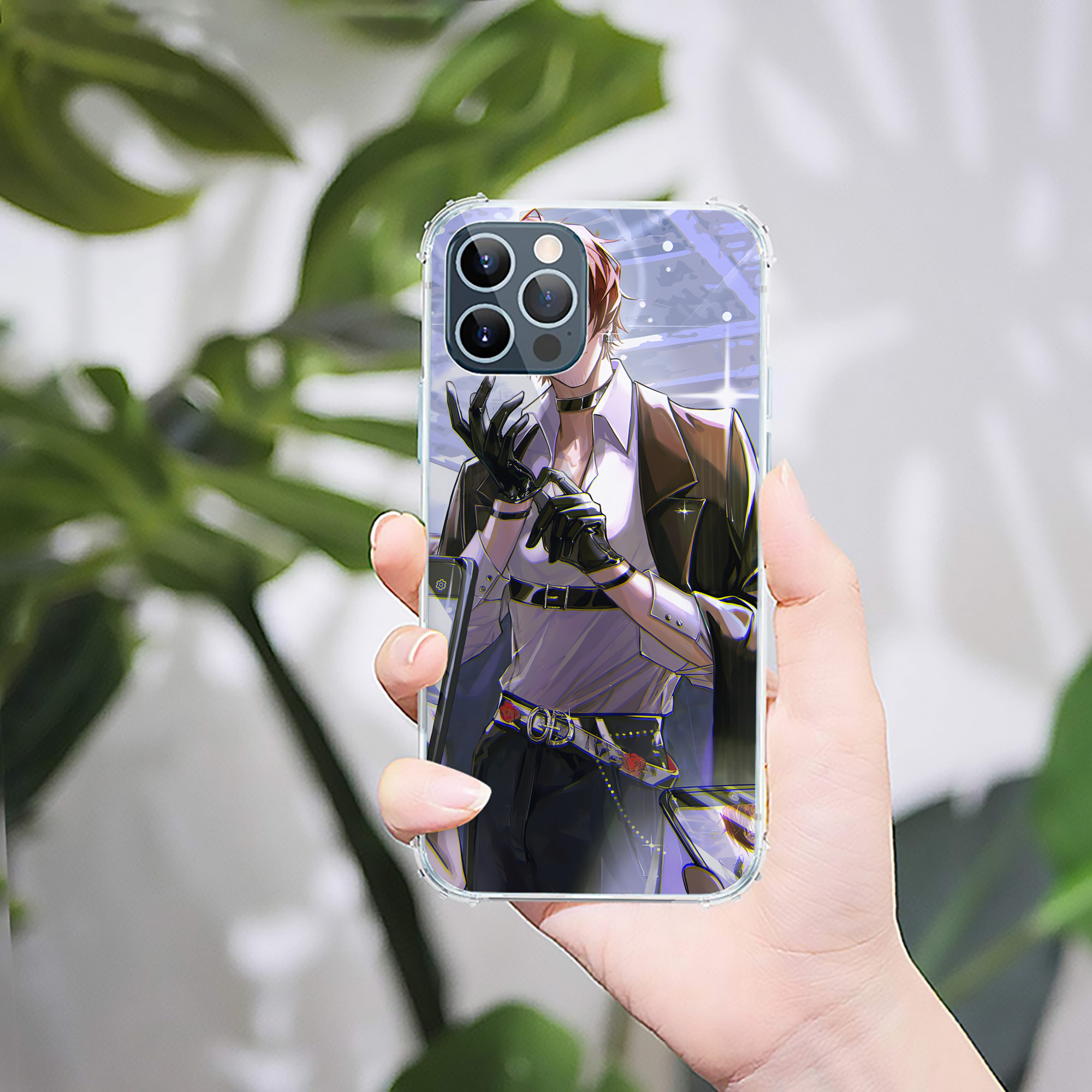 （画像用） 文豪ストレイドッグス Bungo Stray Dogs 【iPhone 12シリーズ対応】透明スマホケース（クリアソフトケース）